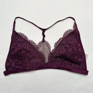 Victoria's Secret Plum Lace Bralette